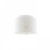 DOUBLE 40/30 lámpabúra  Polycotton fehér/fehér PVC  max. 23W