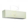 LOPE 80/23 lámpabúra  Chintz menta/ezüst fólia  max. 23W