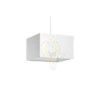 TEMPO 30/19 lámpabúra  Polycotton fehér/fehér PVC  max. 23W