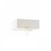 TEMPO 50/19 lámpabúra  Polycotton fehér/fehér PVC  max. 23W