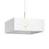 TEMPO 50/19 lámpabúra  Polycotton fehér/fehér PVC  max. 23W