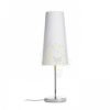 CONNY 15/30 asztali lámpaernyő Polycotton fehér/fehér PVC max. 23W
