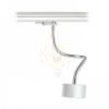 PIXIE libanyak háromfázisú áramkörös sínre ezüstszürke króm 230V LED GX53 7W