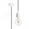 FABIO függesztő készlet fekete porcelán 230V LED E27 15W