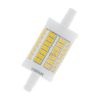 OSRAM LINE 78mm DIMM  világos 230V R7s LED EQ100  2700K