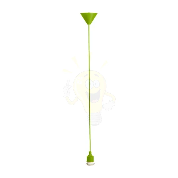 LISA függesztő készlet zöld 230V LED E27 15W