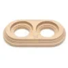 Fa keret oldalsó és hátsó kábelbevezetéssel