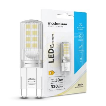 Modee Lighting LED Izzó G9 Alumínium 2,6W 4000K (320 lumen) ERP B1