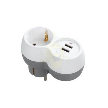 Technik Professional WG Elosztó Fali 1 utas + 2 USB-A 16A