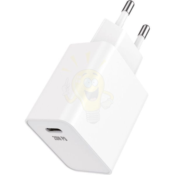 Technik Hálózati Adapter USB-C (fast charger) 20W Fehér