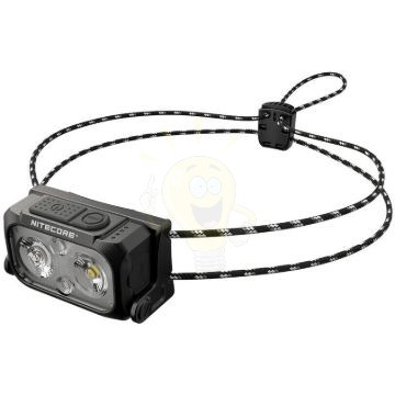 Nitecore Fejlámpa NU21 (akkumulátoros - tartozék) HP LED (360 lumen) Fekete
